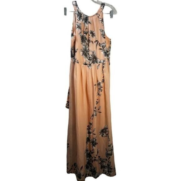 NEW Floral Maxi Dress Long Boho Sundress Large - Picture 2 of 3
